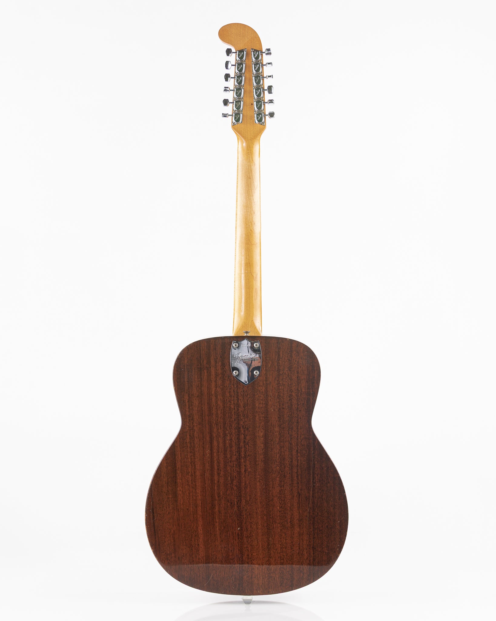 USED 1965 Fender Villager 12-String Acoustic Guitar - Natural with Original Hardshell Case (AS IS)