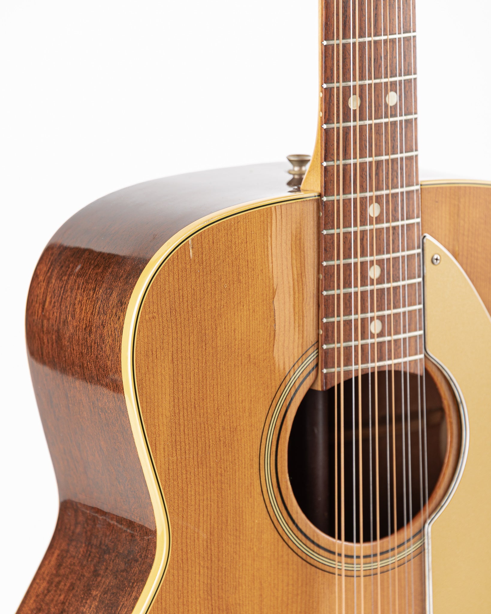 USED 1965 Fender Villager 12-String Acoustic Guitar - Natural with Original Hardshell Case (AS IS)