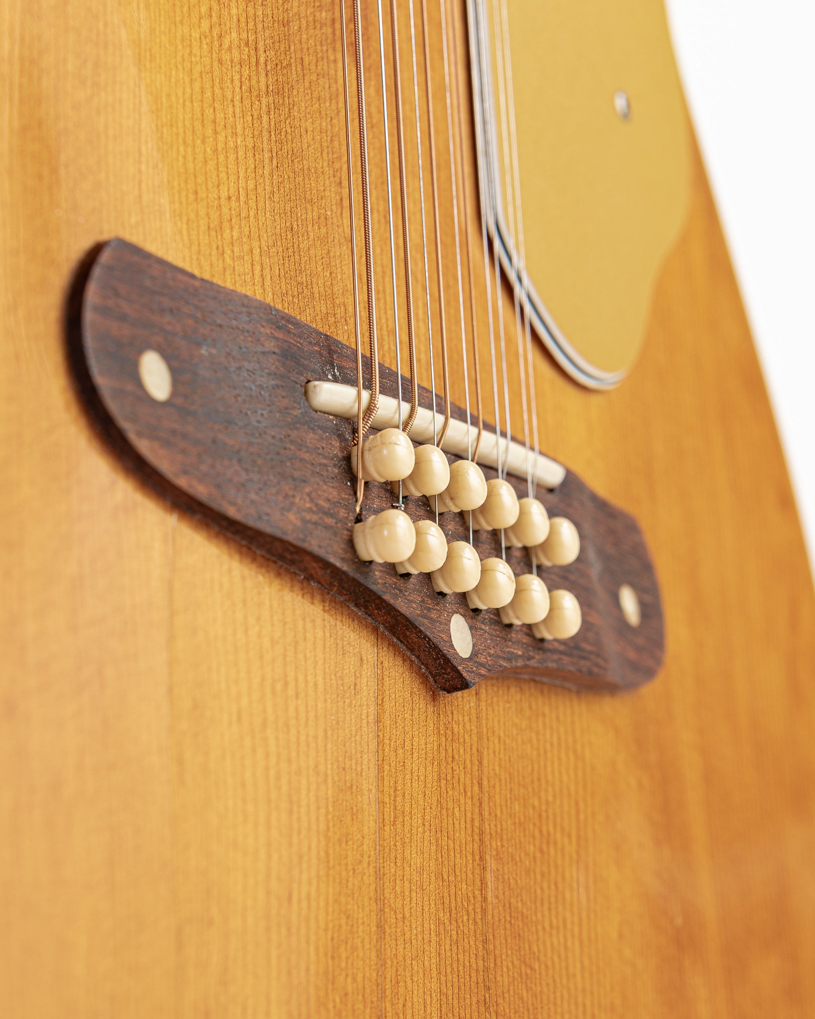 USED 1965 Fender Villager 12-String Acoustic Guitar - Natural with Original Hardshell Case (AS IS)