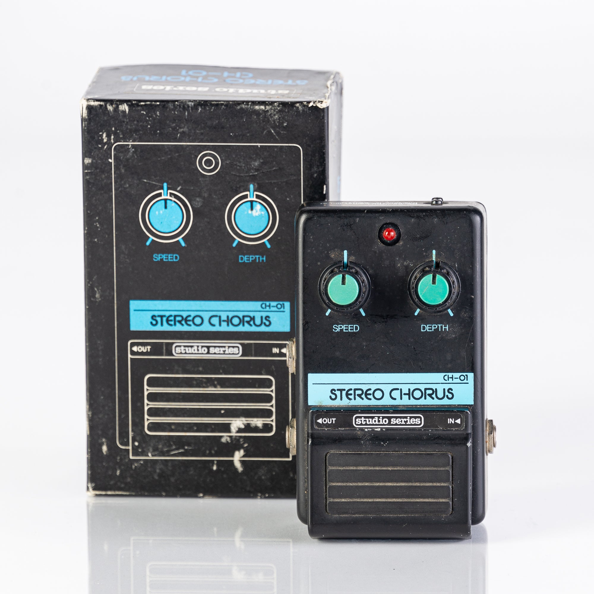 80s chorus pedal USED 1980's Studio Series CH-01 Stereo Chorus MIJ Guitar Pedal