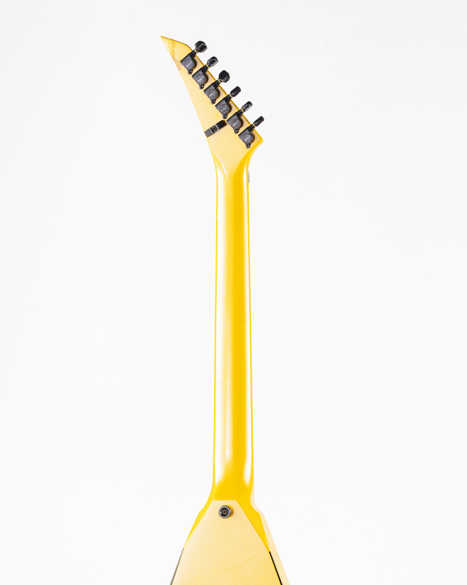 USED 1990 Jackson Professional Series Pro RR1 Randy Rhoads V Electric Guitar - Nuclear Yellow