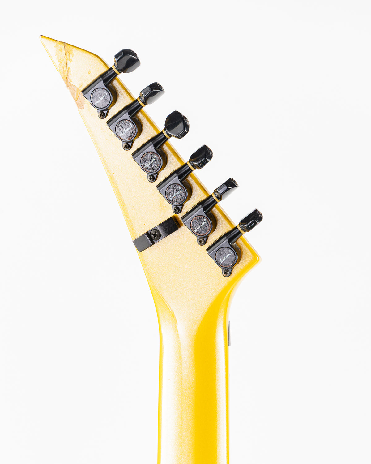 USED 1990 Jackson Professional Series Pro RR1 Randy Rhoads V Electric Guitar - Nuclear Yellow