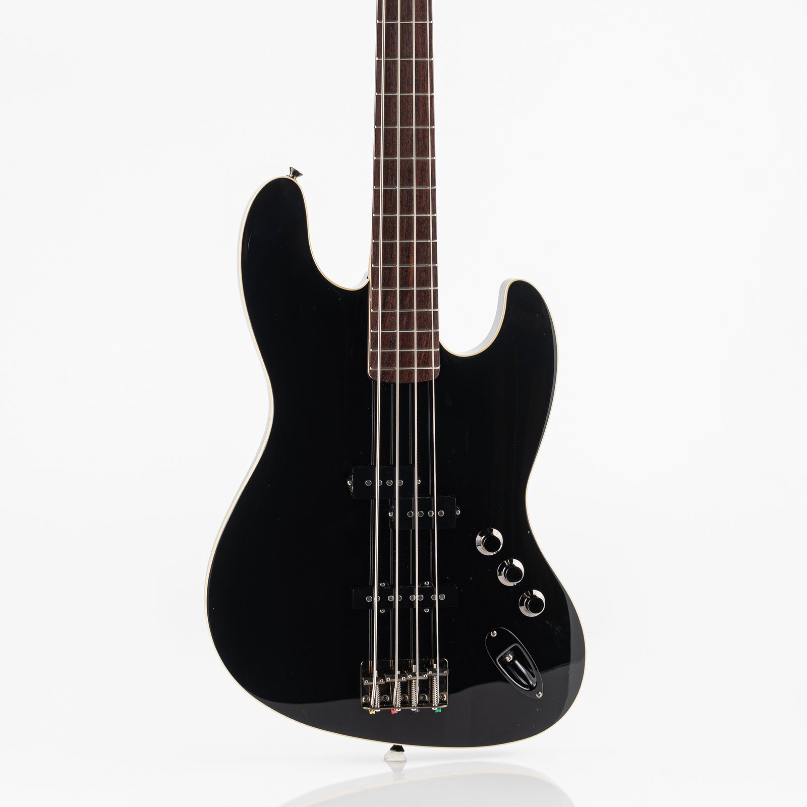USED 2019 Fender Aerodyne Jazz Bass - Black