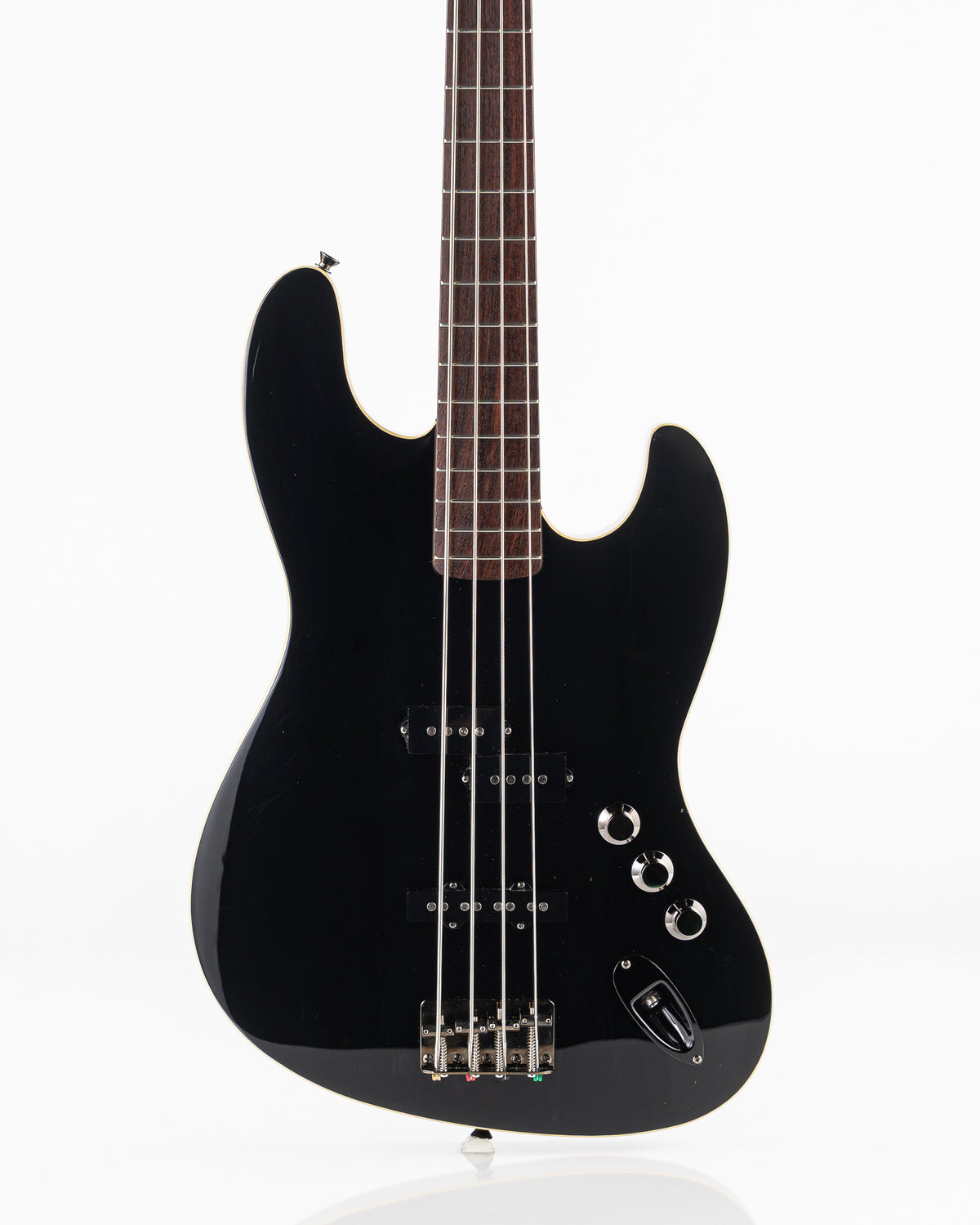USED 2019 Fender Aerodyne Jazz Bass - Black