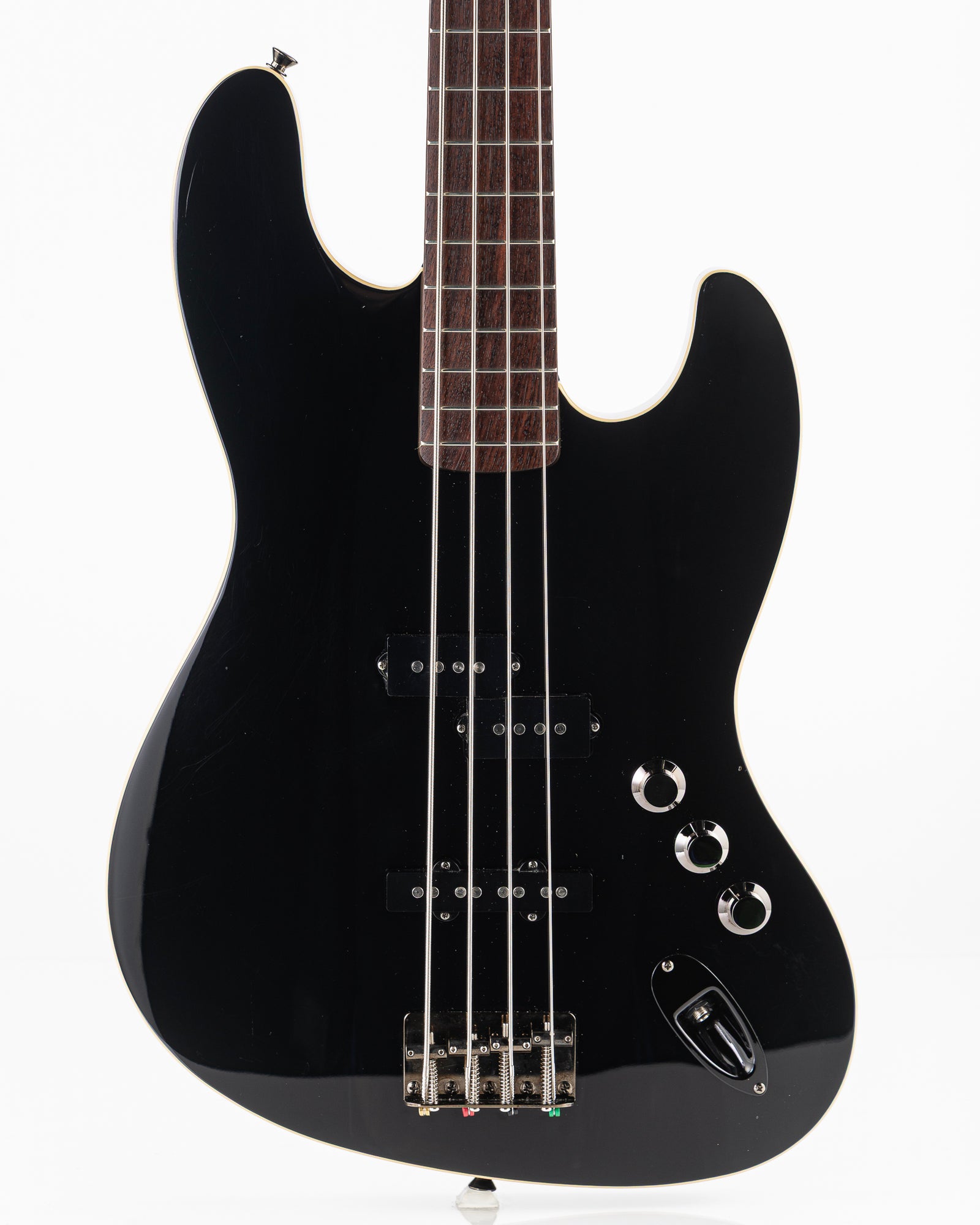 USED 2019 Fender Aerodyne Jazz Bass - Black