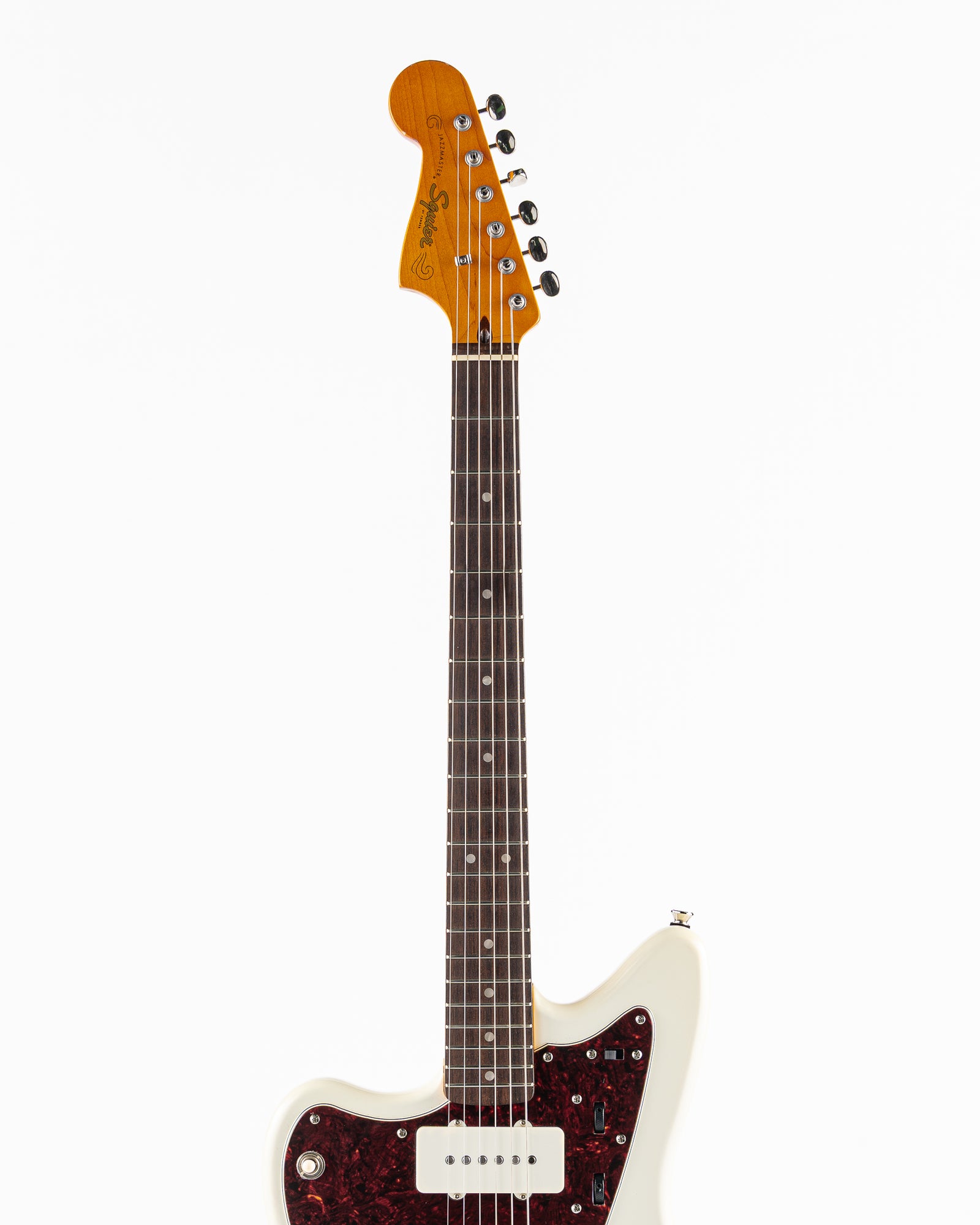 USED 2021 Squier Classic Vibe 60s Jazzmaster Left Handed Electric Guitar - Olympic White