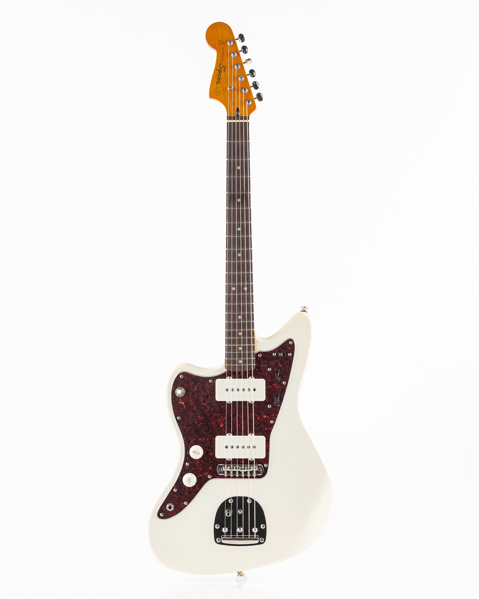 USED 2021 Squier Classic Vibe 60s Jazzmaster Left Handed Electric Guitar - Olympic White