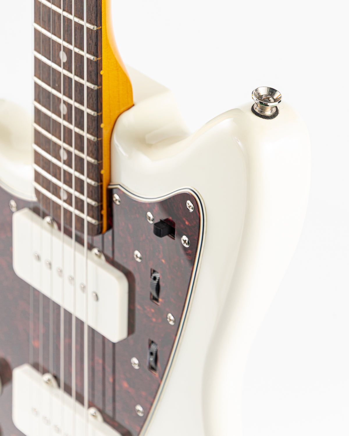 USED 2021 Squier Classic Vibe 60s Jazzmaster Left Handed Electric Guitar - Olympic White