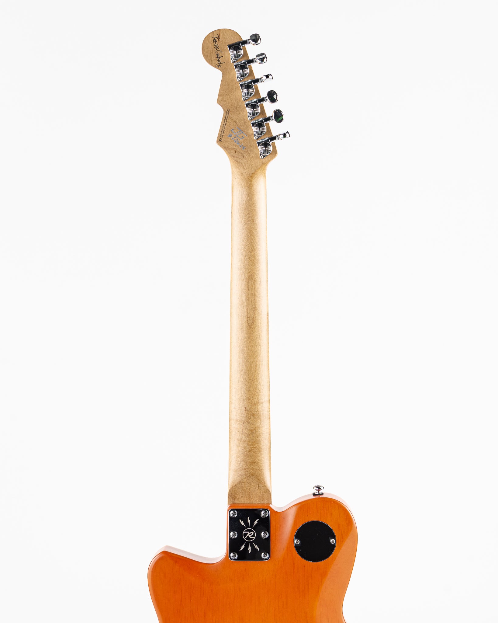 USED 2023 Reverend Reeves Gabrels Signature Electric Guitar - Satin Orange Flame Maple