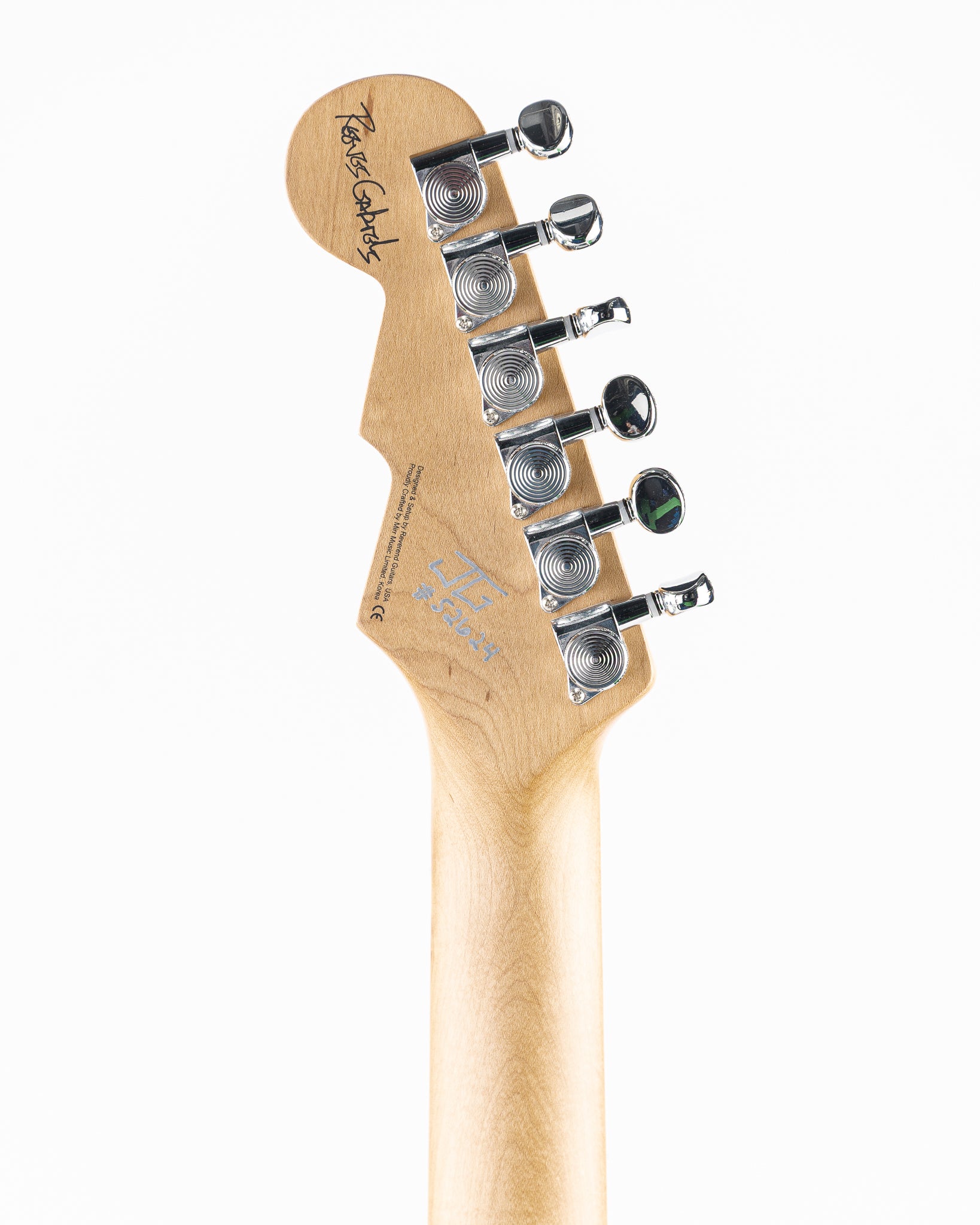 USED 2023 Reverend Reeves Gabrels Signature Electric Guitar - Satin Orange Flame Maple
