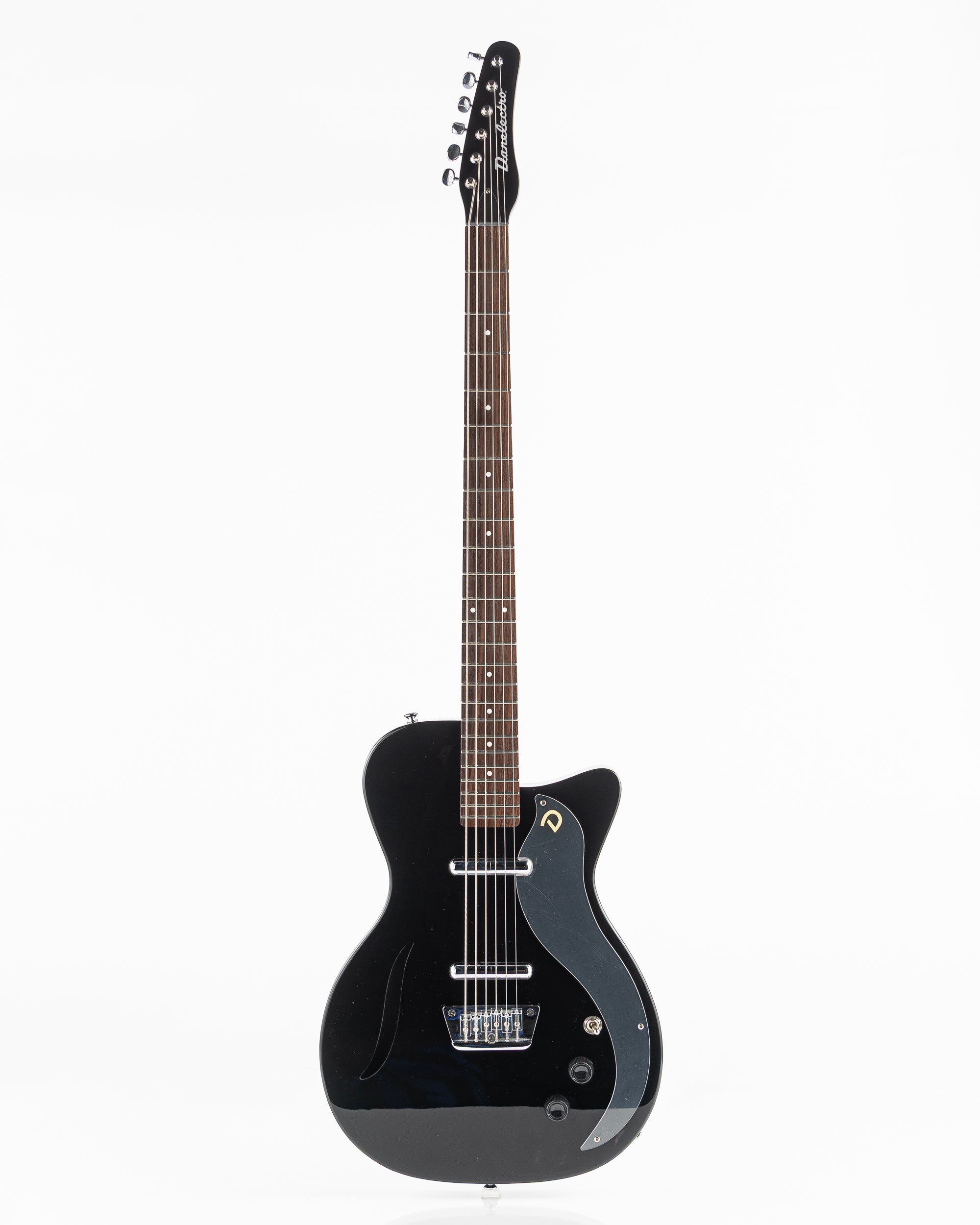 USED Danelectro Vintage Baritone Electric Guitar - Black