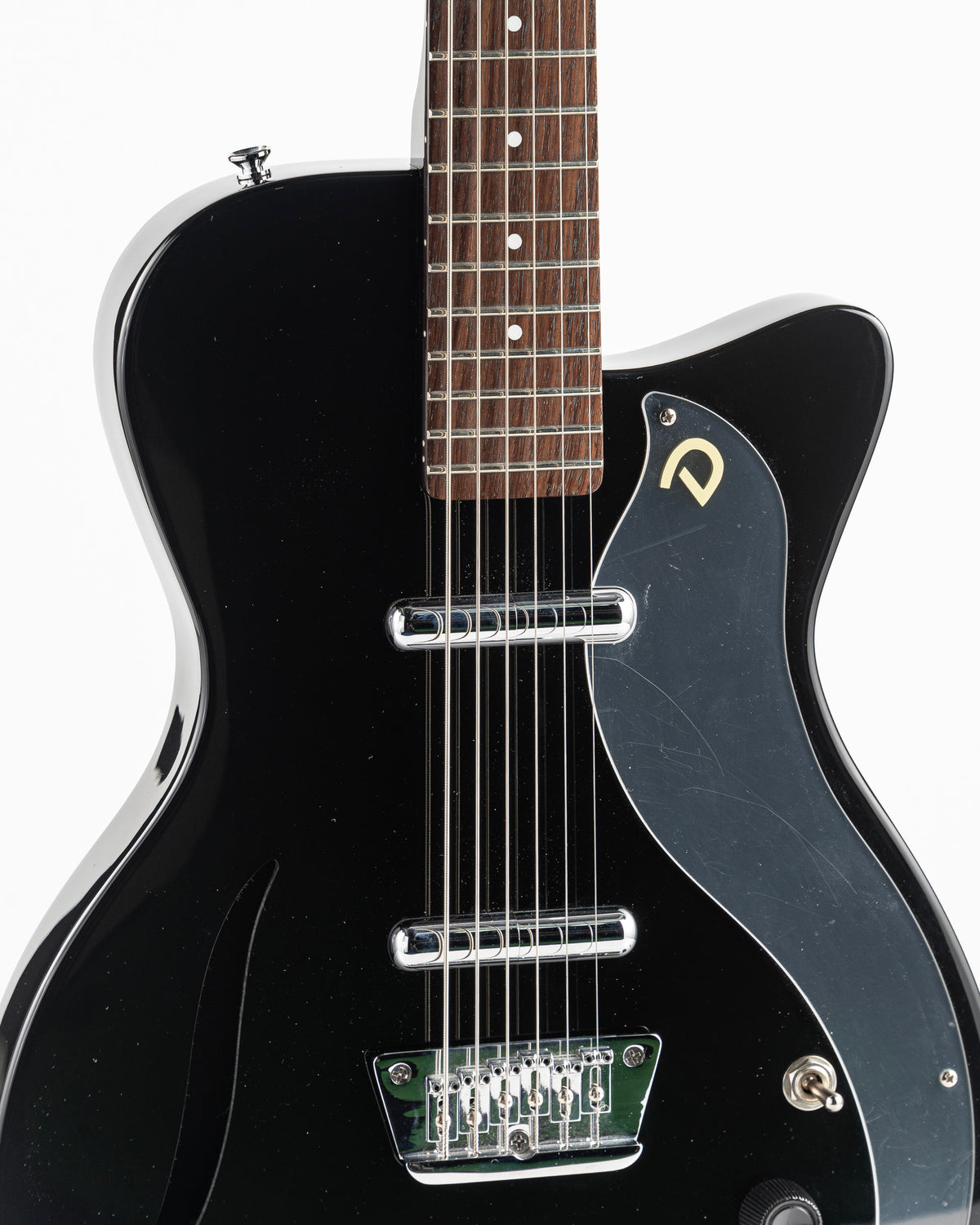 USED Danelectro Vintage Baritone Electric Guitar - Black