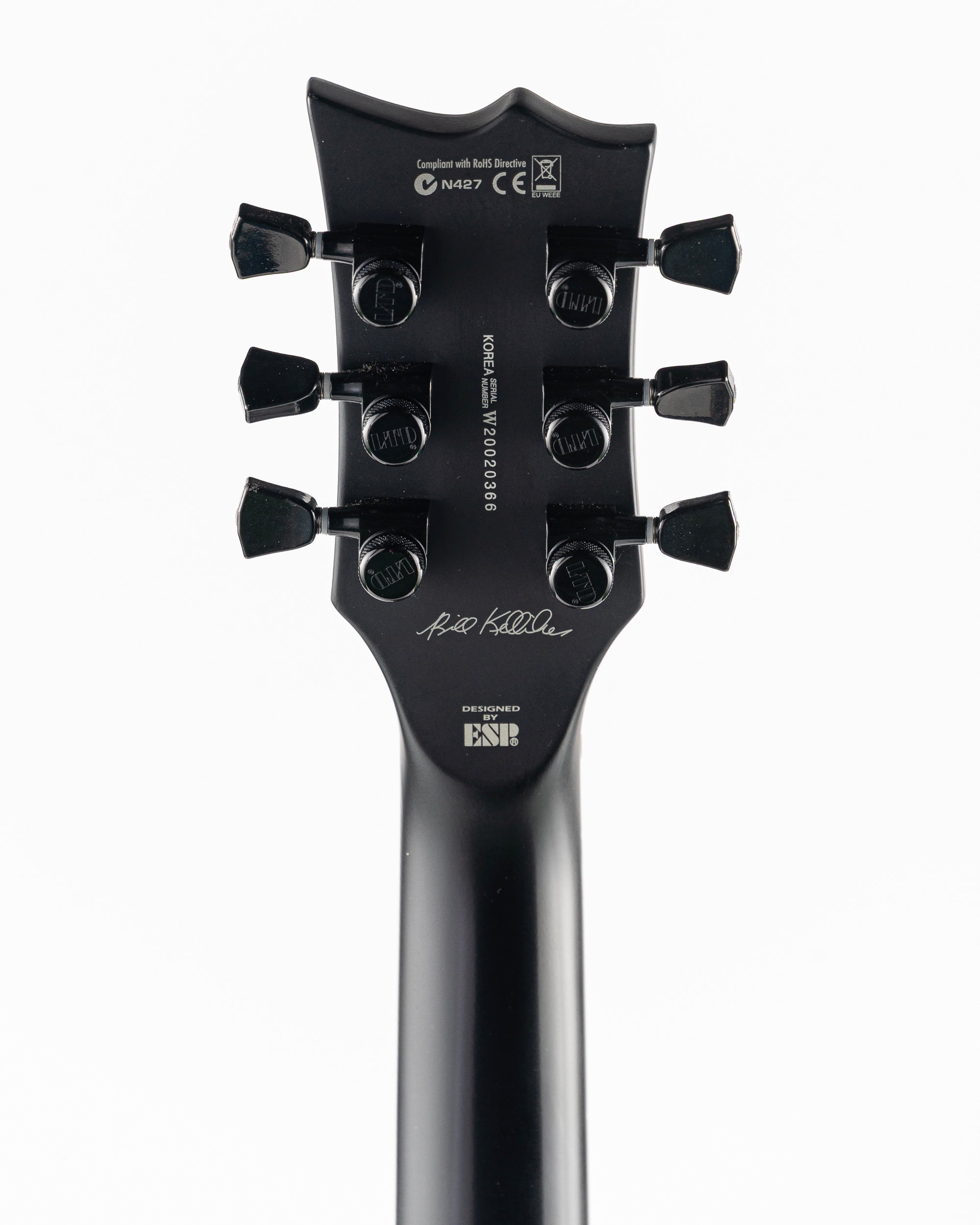 USED 2020 ESP LTD BK-600 Bill Kelliher Signature Electric Guitar - Military Green Sunburst Satin