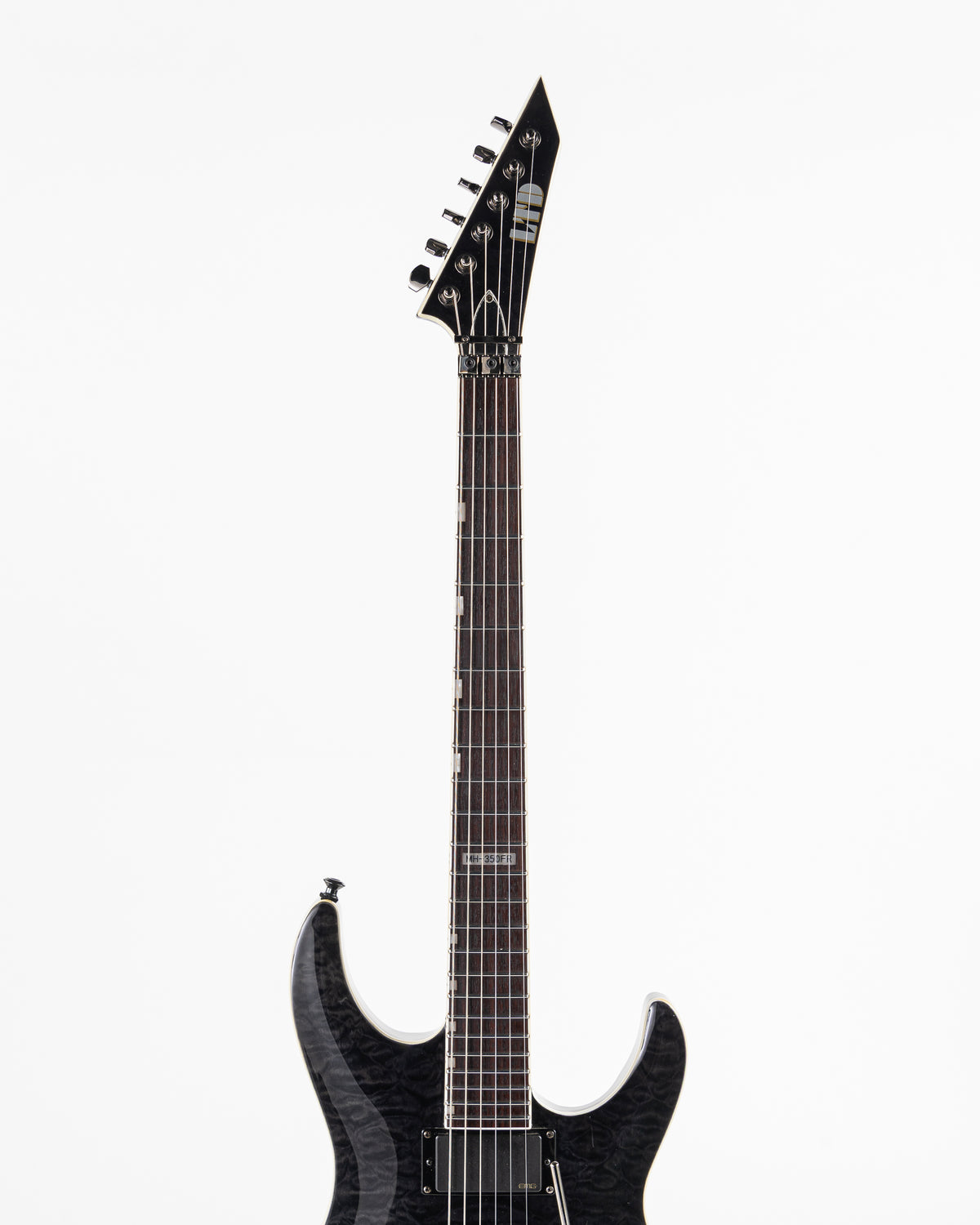 USED 2010 ESP LTD MH-350FR Electric Guitar - See Thru Black