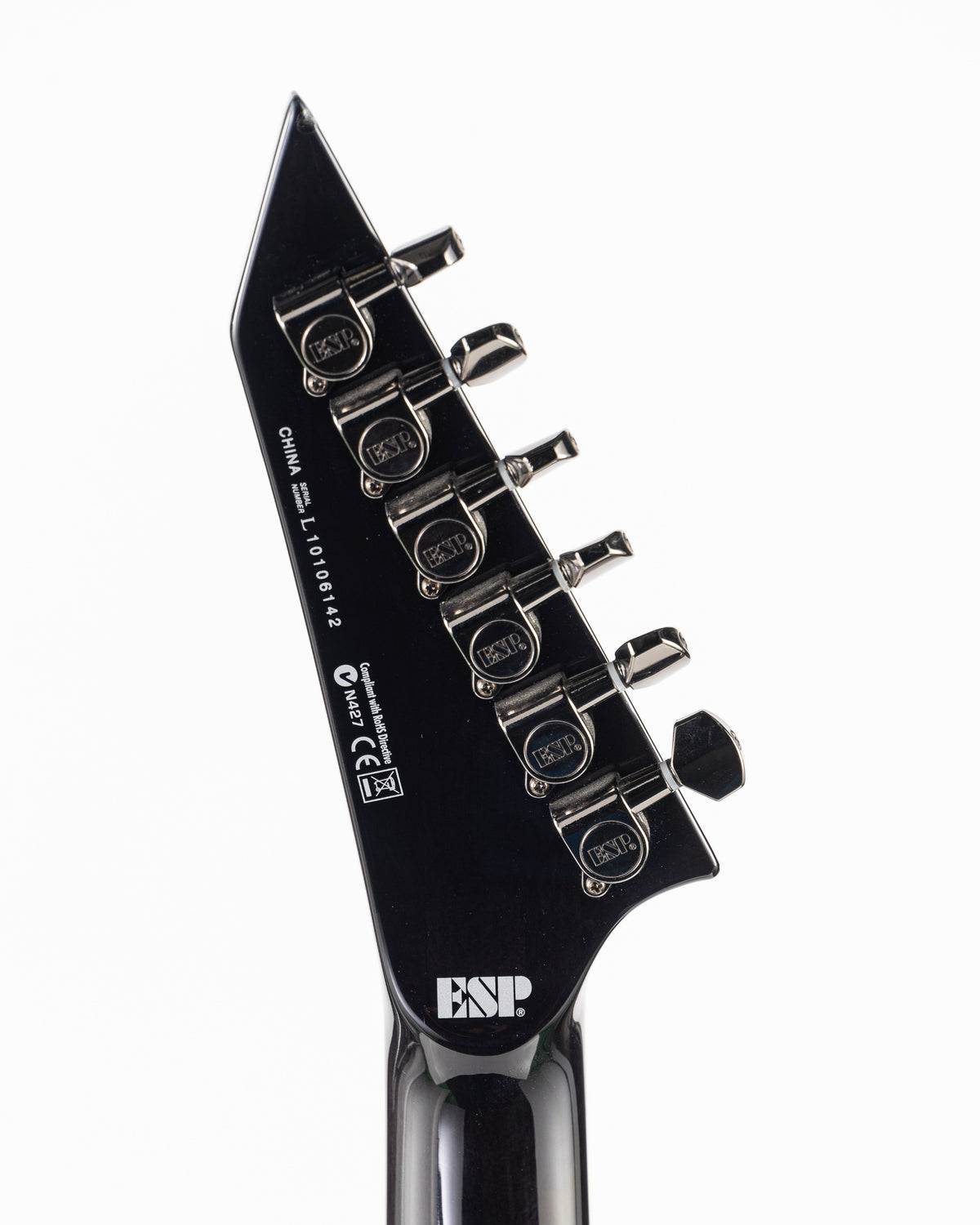 USED 2010 ESP LTD MH-350FR Electric Guitar - See Thru Black