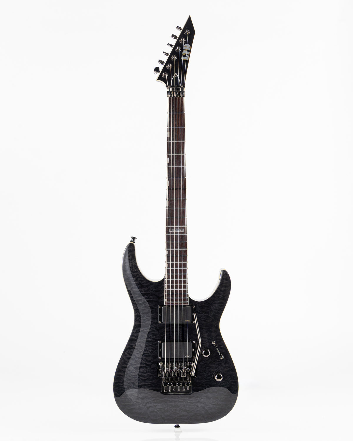 USED 2010 ESP LTD MH-350FR Electric Guitar - See Thru Black