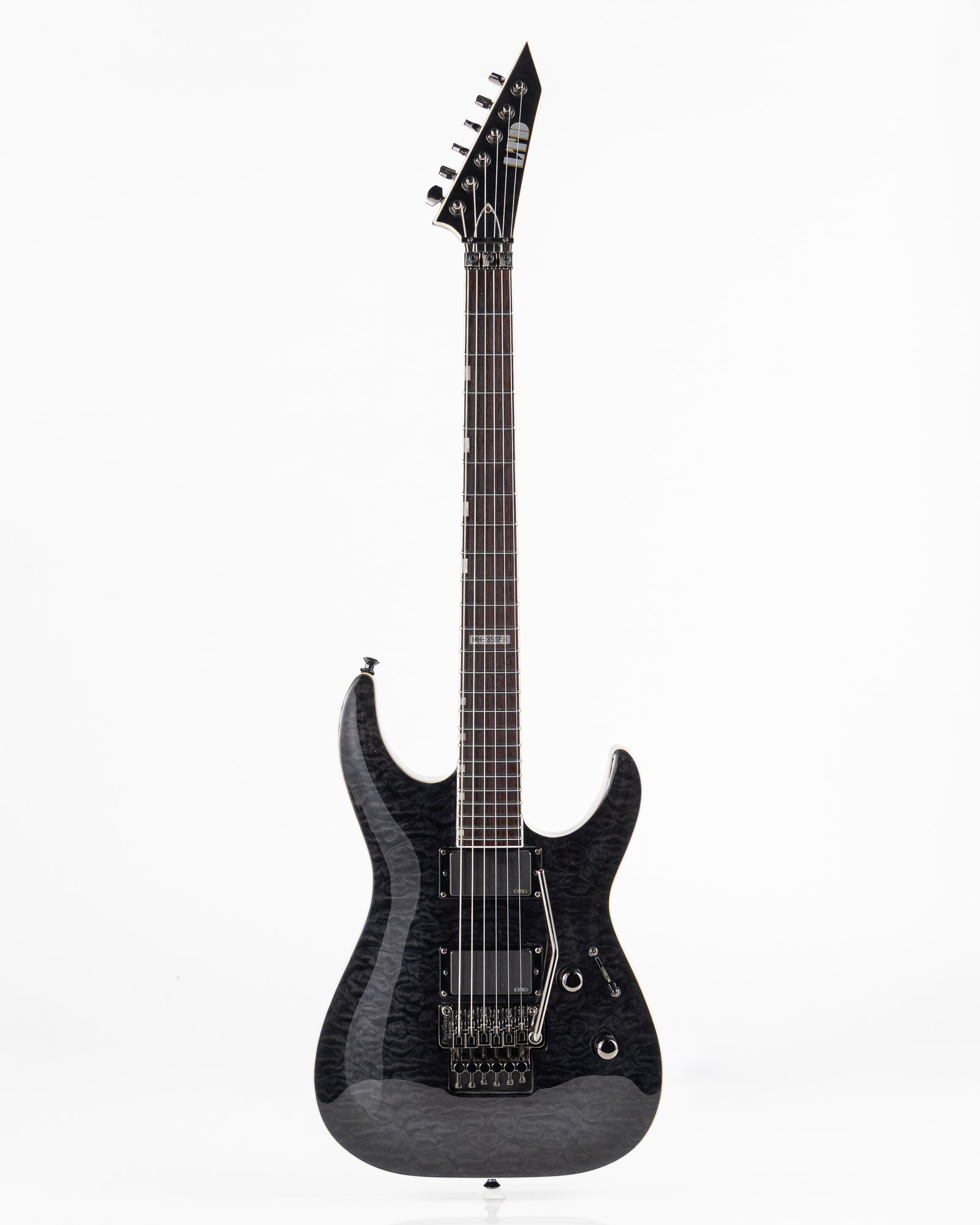 USED 2010 ESP LTD MH-350FR Electric Guitar - See Thru Black