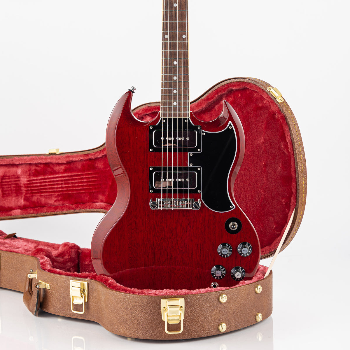 USED Gibson Tony Iommi SG Special Electric Guitar- Vintage Cherry with Hardshell Case