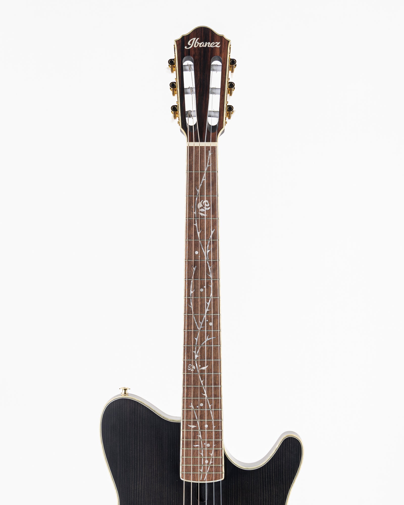 USED Ibanez Tim Henson TOD10N Classical Acoustic Electric Guitar - Flat Black