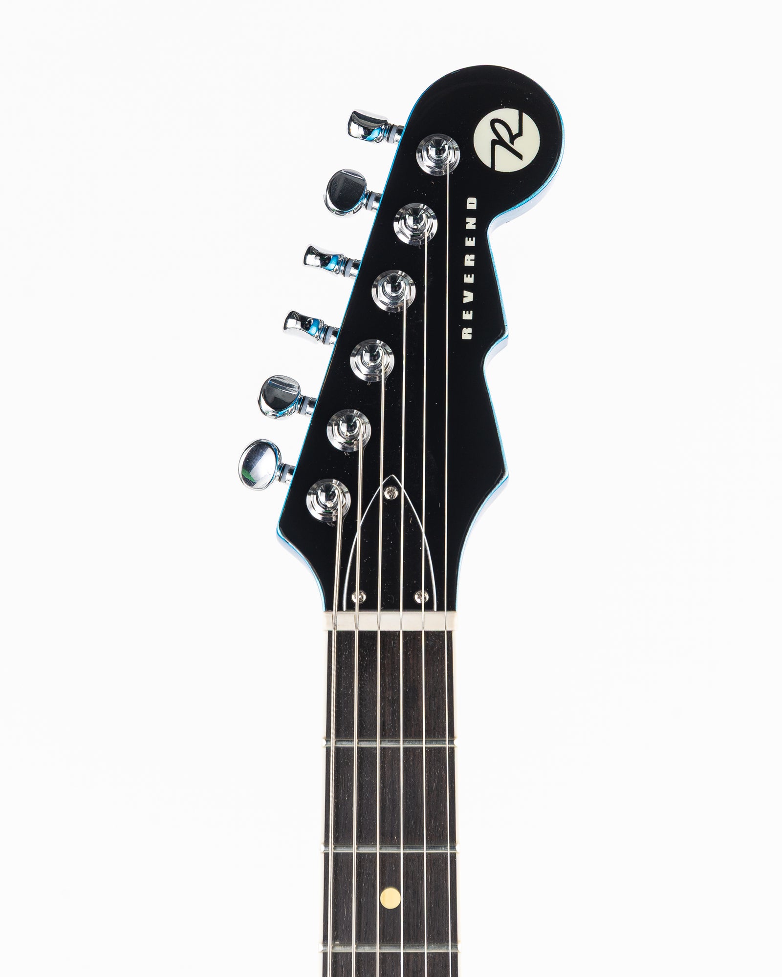 USED Reverend Reeves Gabrels Dirtbike Electric Guitar - Metallic Blue