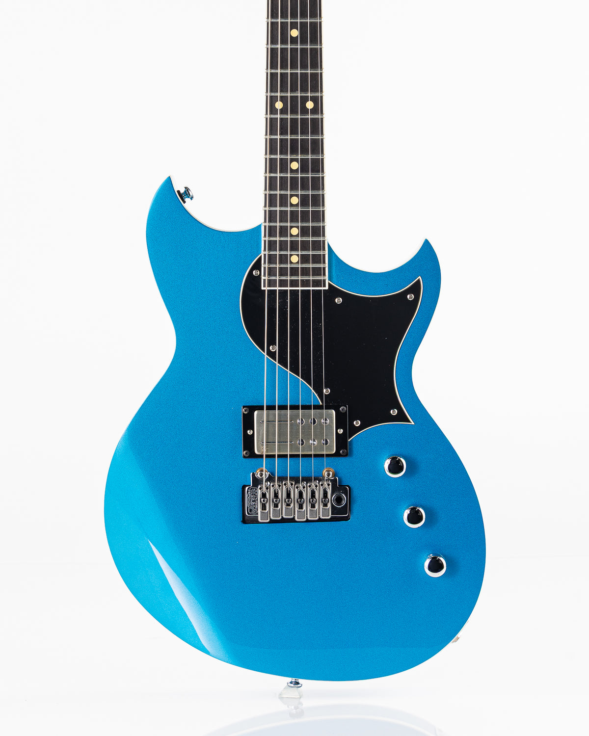 USED Reverend Reeves Gabrels Dirtbike Electric Guitar - Metallic Blue