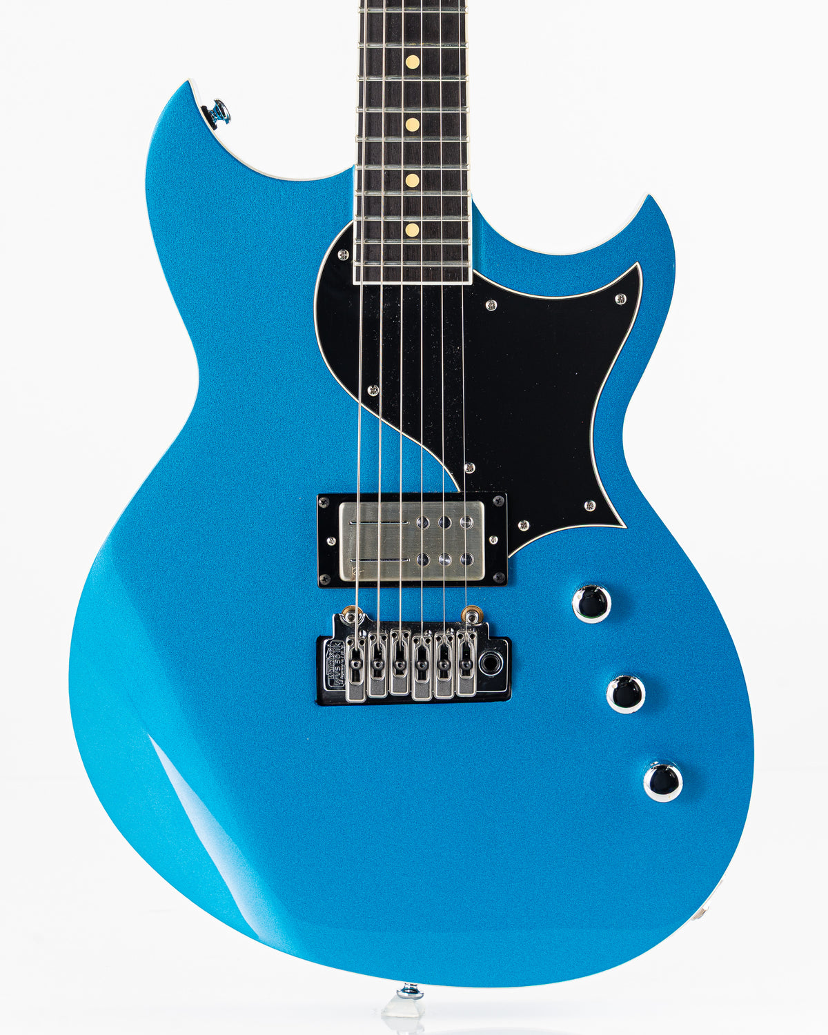 USED Reverend Reeves Gabrels Dirtbike Electric Guitar - Metallic Blue