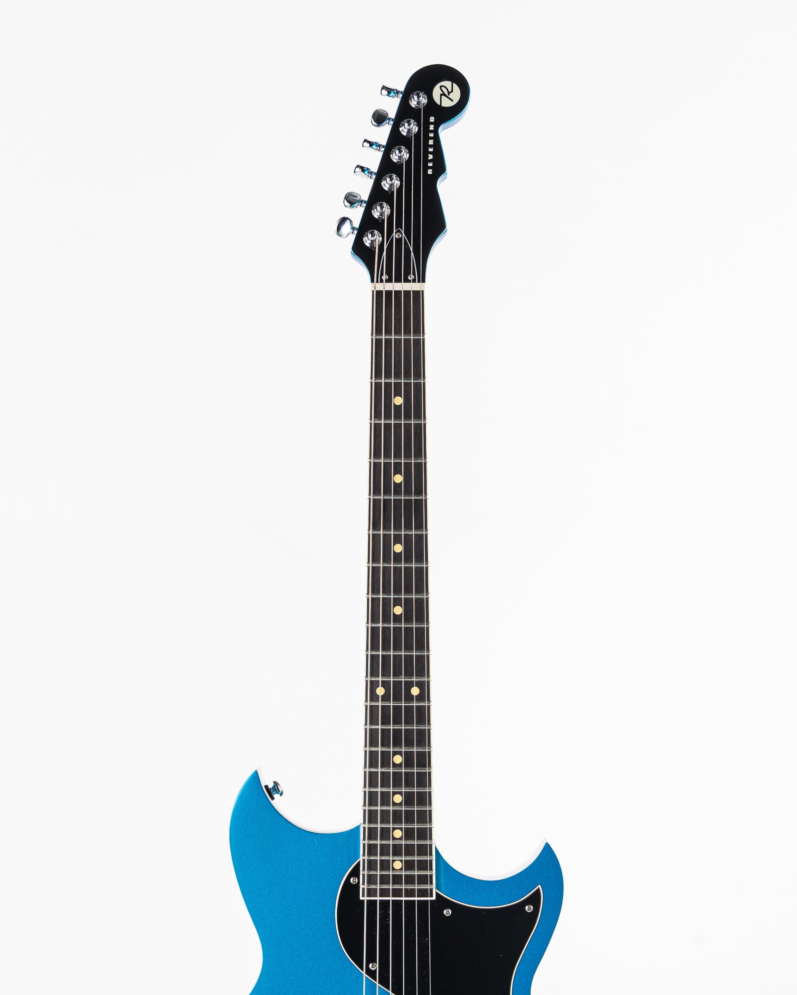 USED Reverend Reeves Gabrels Dirtbike Electric Guitar - Metallic Blue