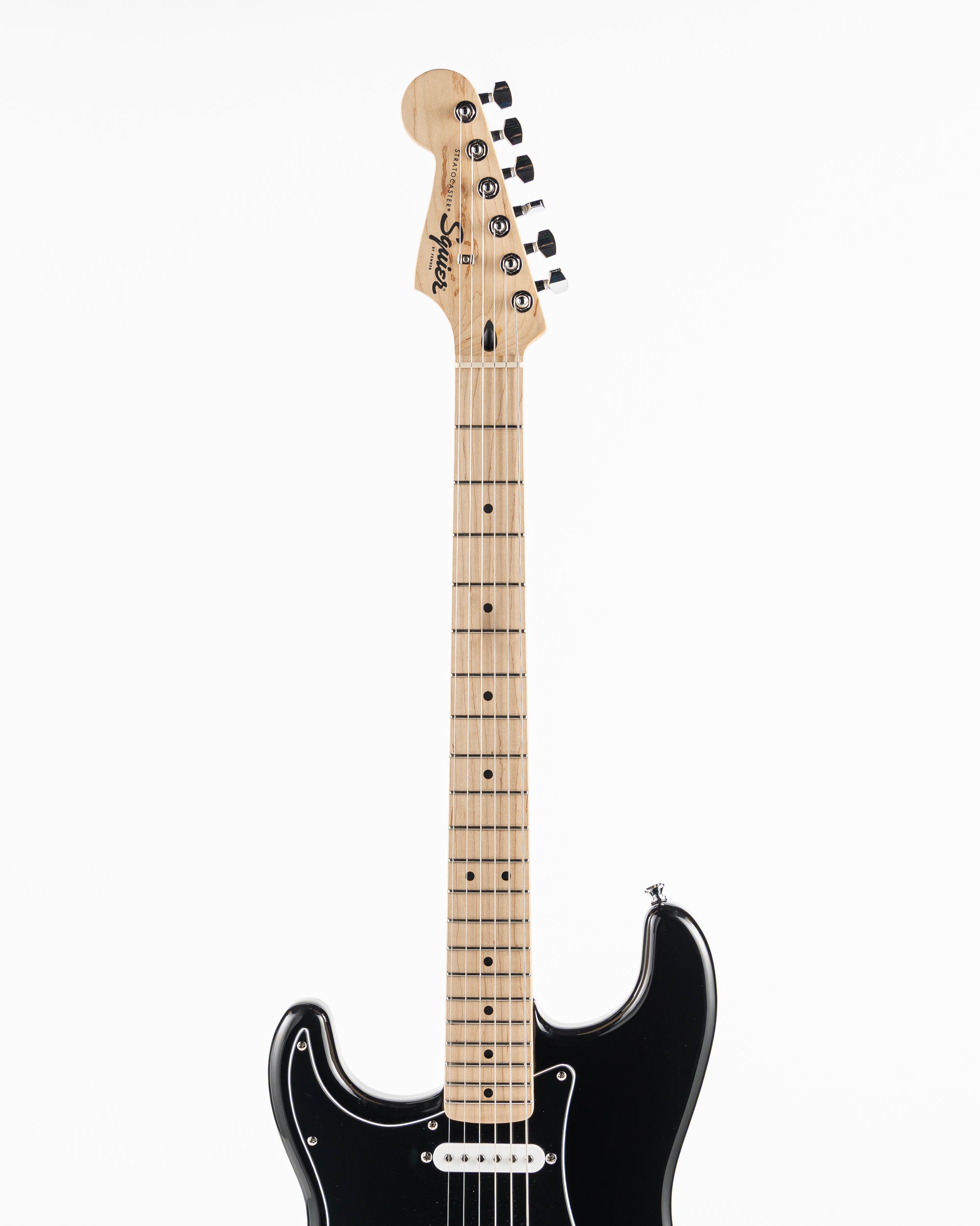 USED Squier Sonic Series Stratocaster Left Handed Electric Guitar - Gloss Black