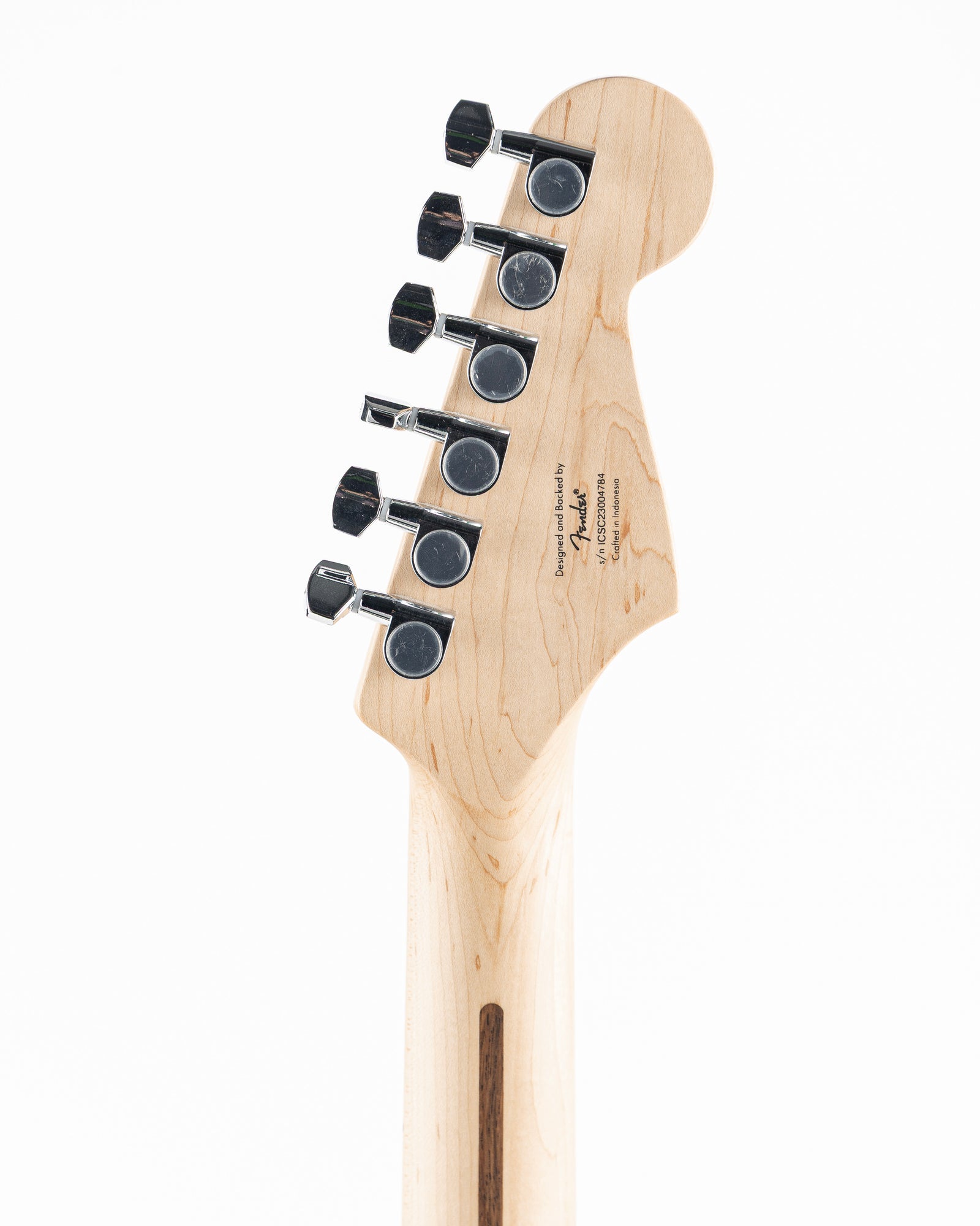 USED Squier Sonic Series Stratocaster Left Handed Electric Guitar - Gloss Black