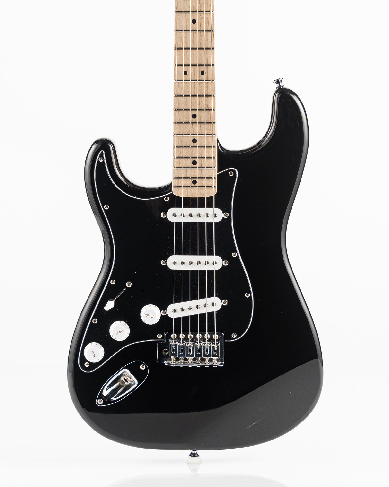 USED Squier Sonic Series Stratocaster Left Handed Electric Guitar - Gloss Black