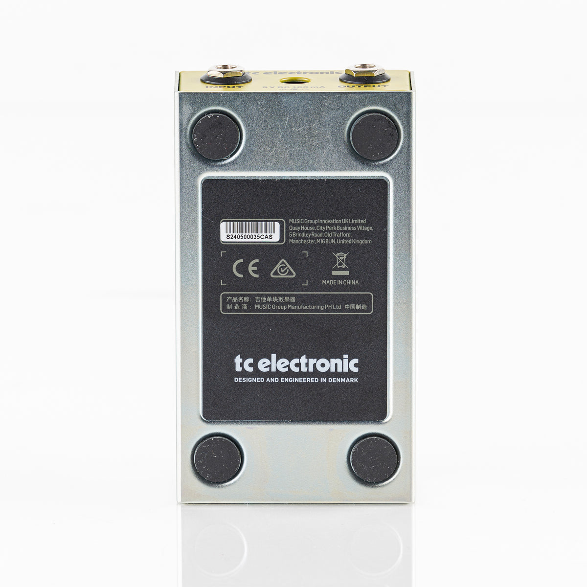 USED TC Electronic Cinders Overdrive Guitar Pedal