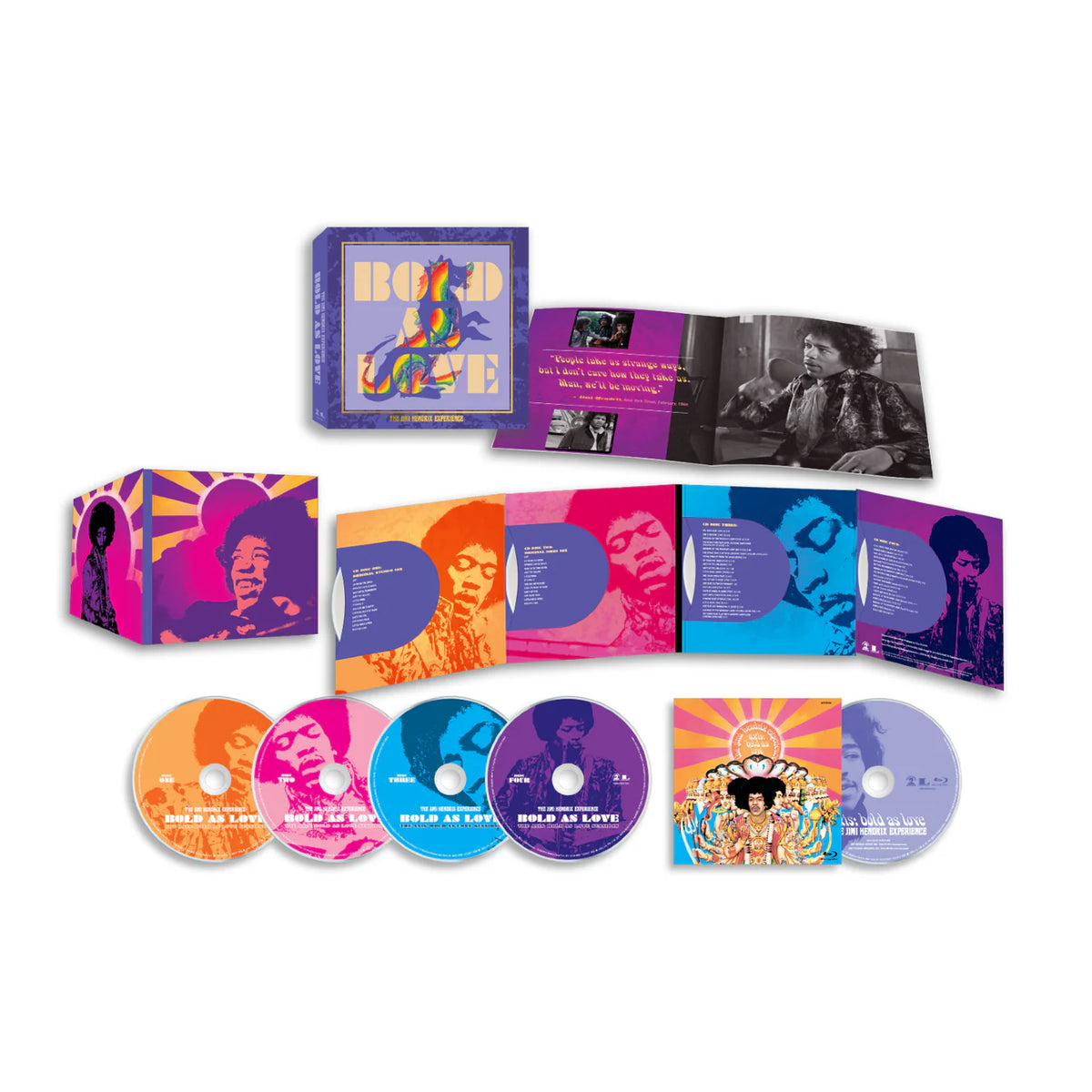 Jimi Hendrix Experience - Bold As Love (4xCD + Blu-Ray) PRE-ORDER! RELEASES 11/7/2025