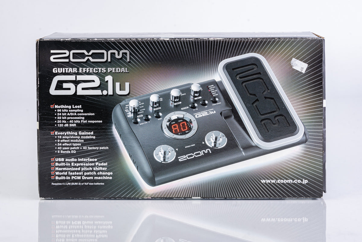USED Zoom G2.1u Multi-Effects Guitar Pedal
