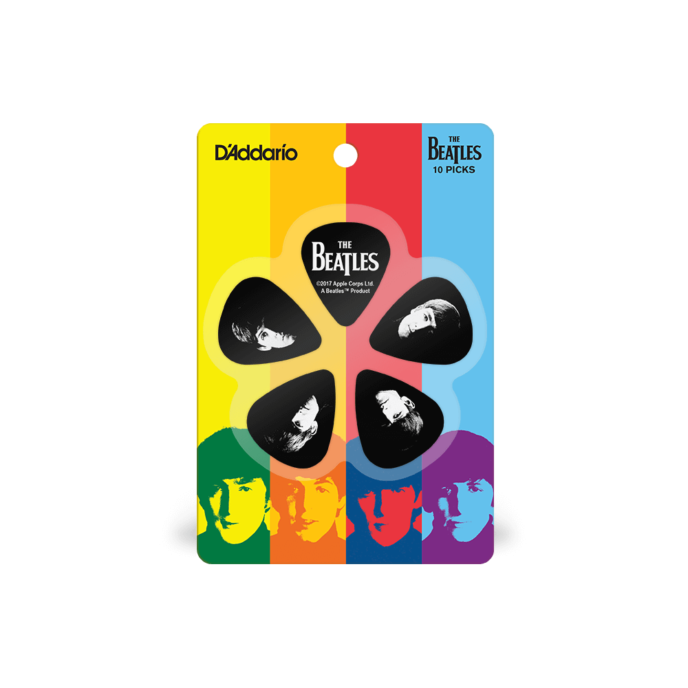 D'Addario The Beatles "Meet The Beatles" Guitar Picks Thin Gauge (.50mm) 10-Pack