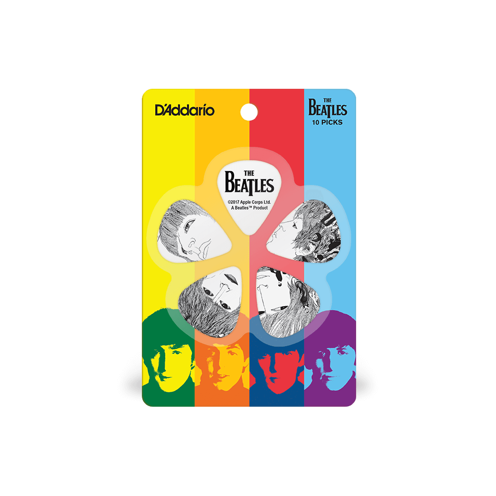 D'Addario The Beatles "REVOLVER" Guitar Picks Thin Gauge (.50mm) 10 Pack