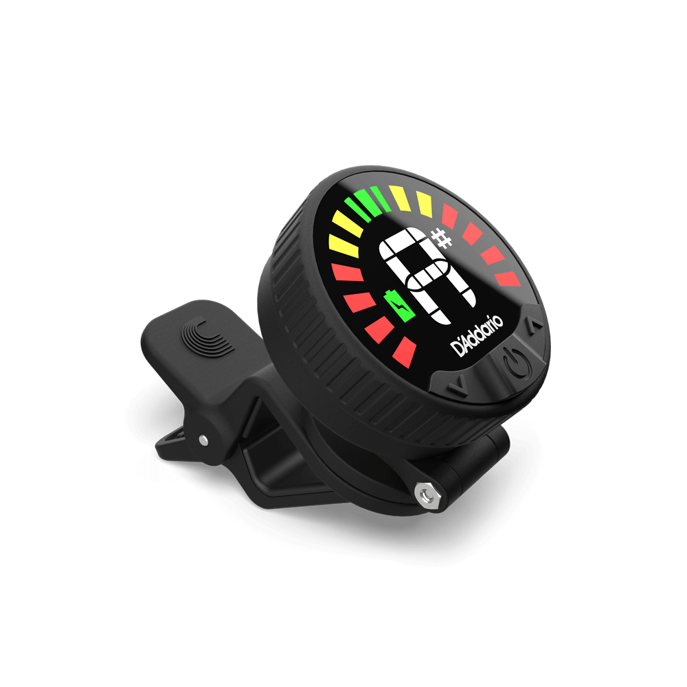 D'Addario PW-CT-26 Nexxus 360 Rechargeable Clip-On Tuner - Black