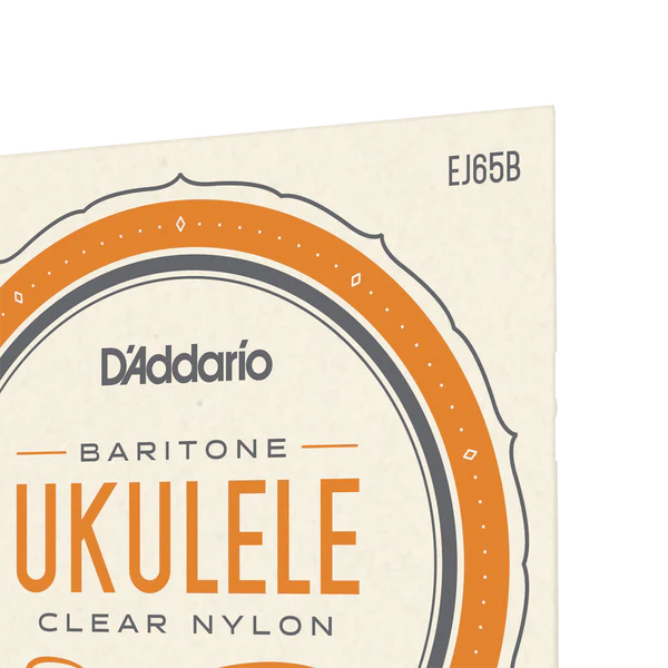 D'Addario EJ65B ProArte Nylon Core Baritone Ukulele Strings (28-35) - Clear