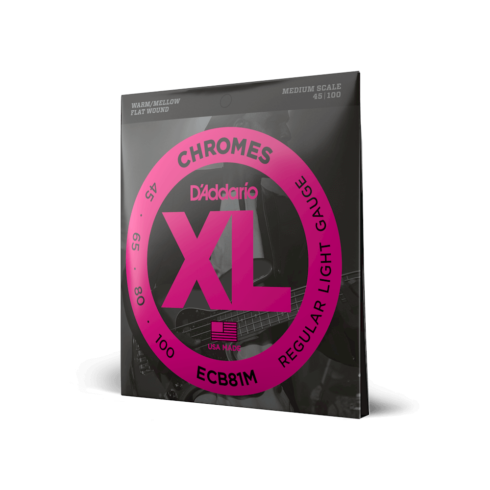 D'Addario ECB81M Regular Light MEDIUM Scale Bass Strings (45-100)