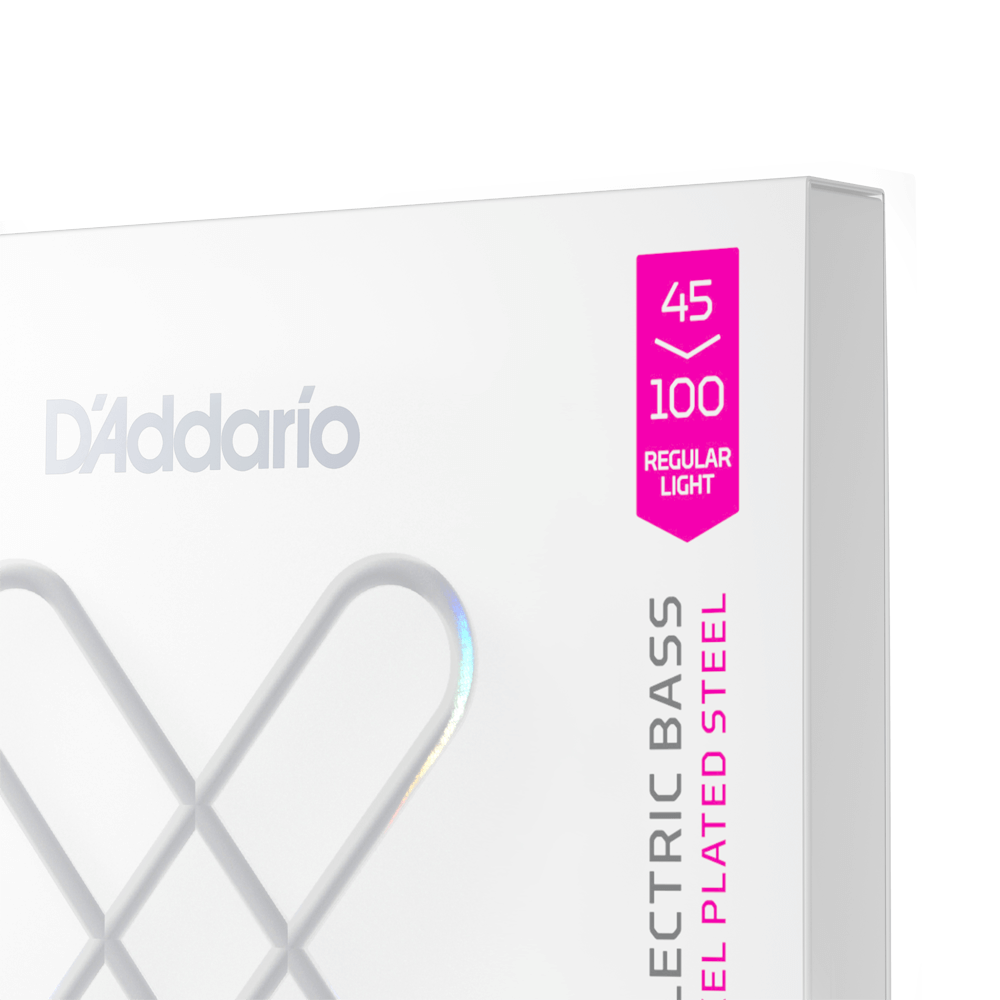 D'Addario XSB45100 Regular Light Coated Bass Strings (45-100)