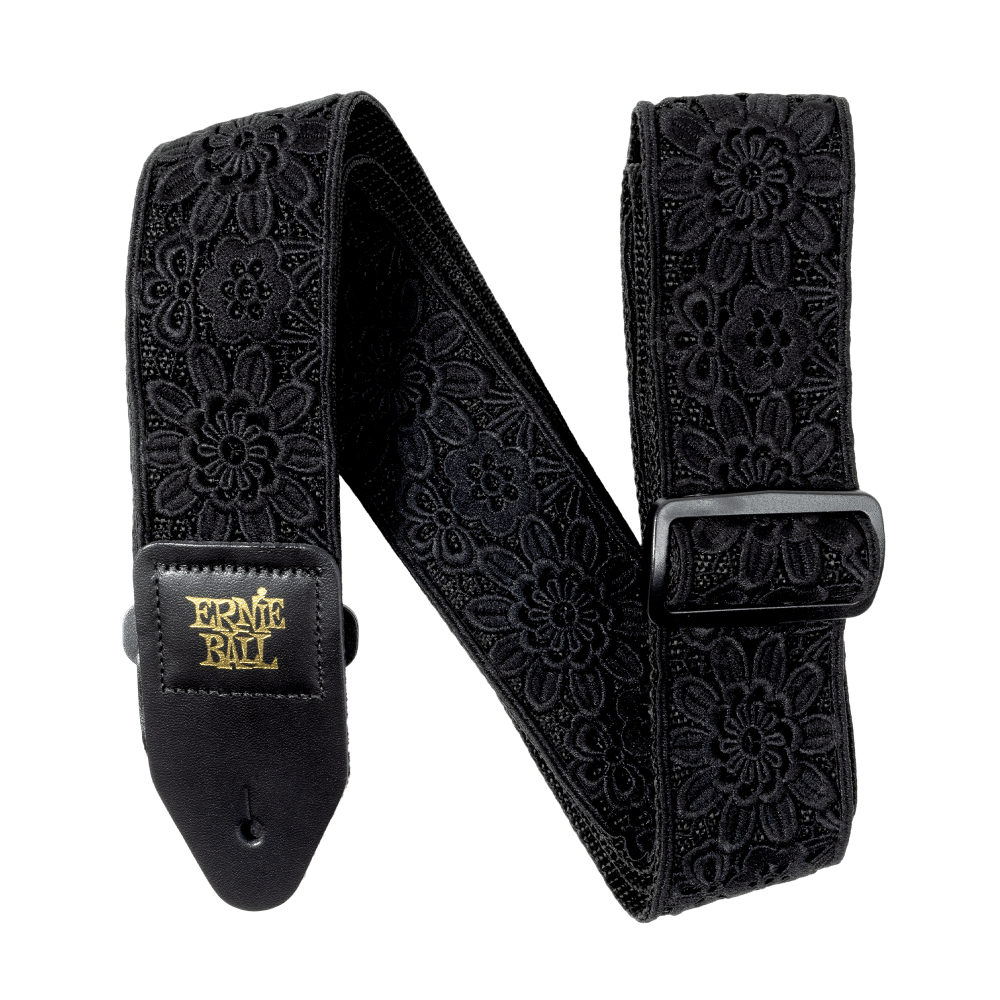 Ernie Ball P05438 Classic Jacquard Guitar Strap/Bass Strap - Daisy After Dark