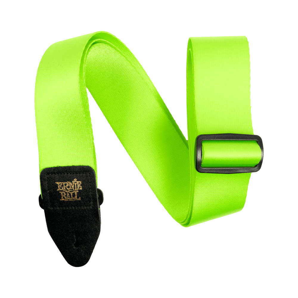 Ernie Ball P05320 Premium Guitar Strap/Bass Strap - Neon Green