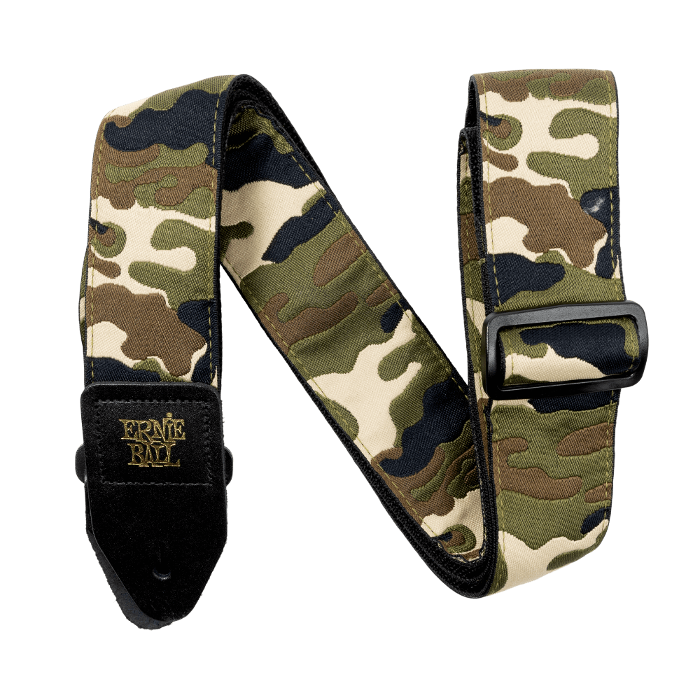 Ernie Ball P05439 Classic Jacquard Guitar Strap/Bass Strap - Vintage Camo
