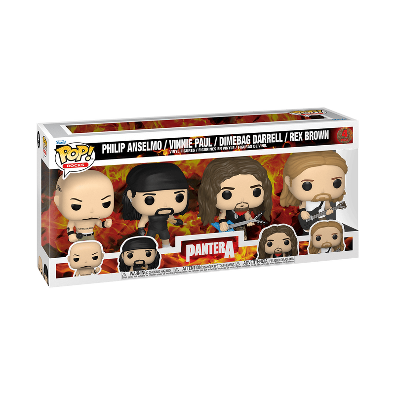 FUNKO POP! ROCKS: Pantera 4-Pack