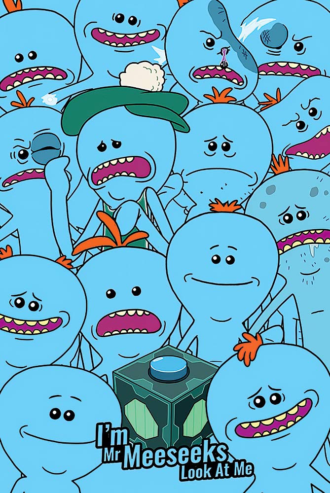 Rick and Morty Mr. Meeseeks - Poster