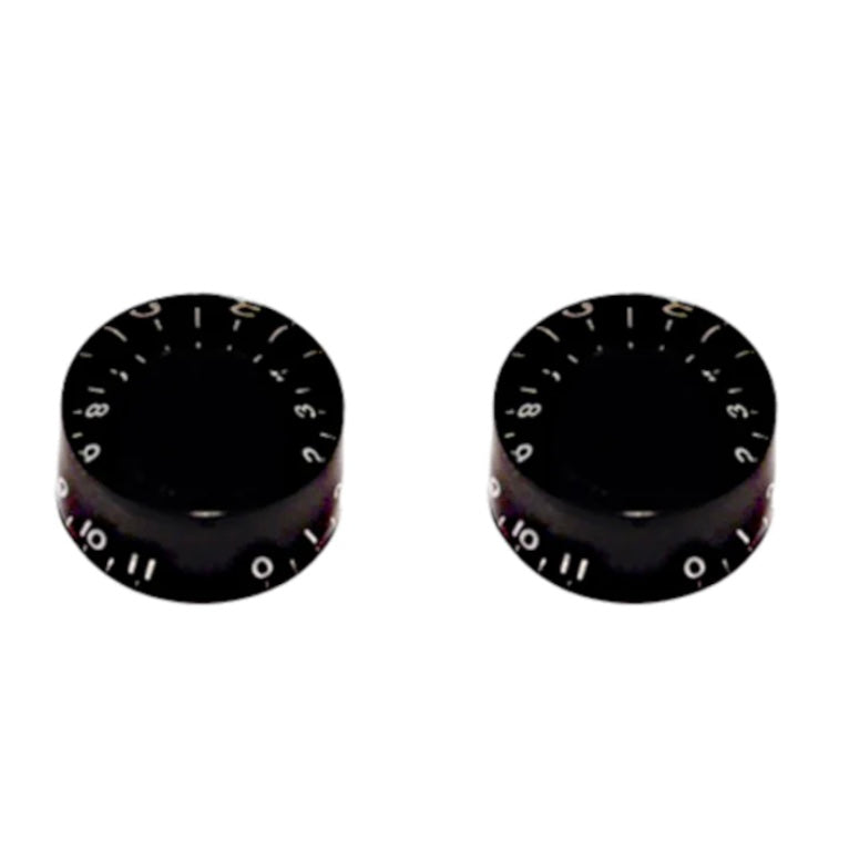 Allparts PK-0132-023 Set of 2 Speed Knobs that go to 11 - Black