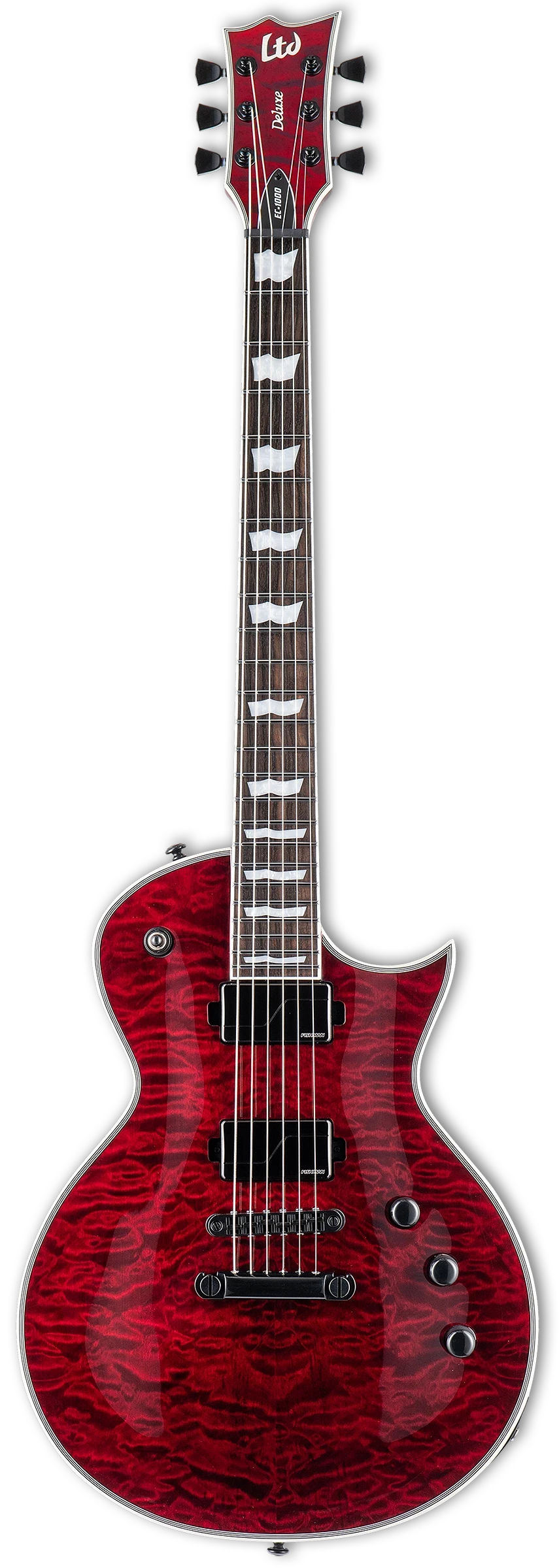 ESP LTD EC-1000 Electric Guitar - See Thru Black Cherry