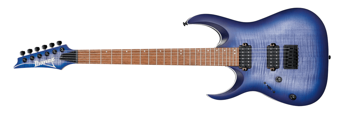 Ibanez RGA42FML RGA Series Left Handed Electric Guitar - Blue Lagoon Burst Flat