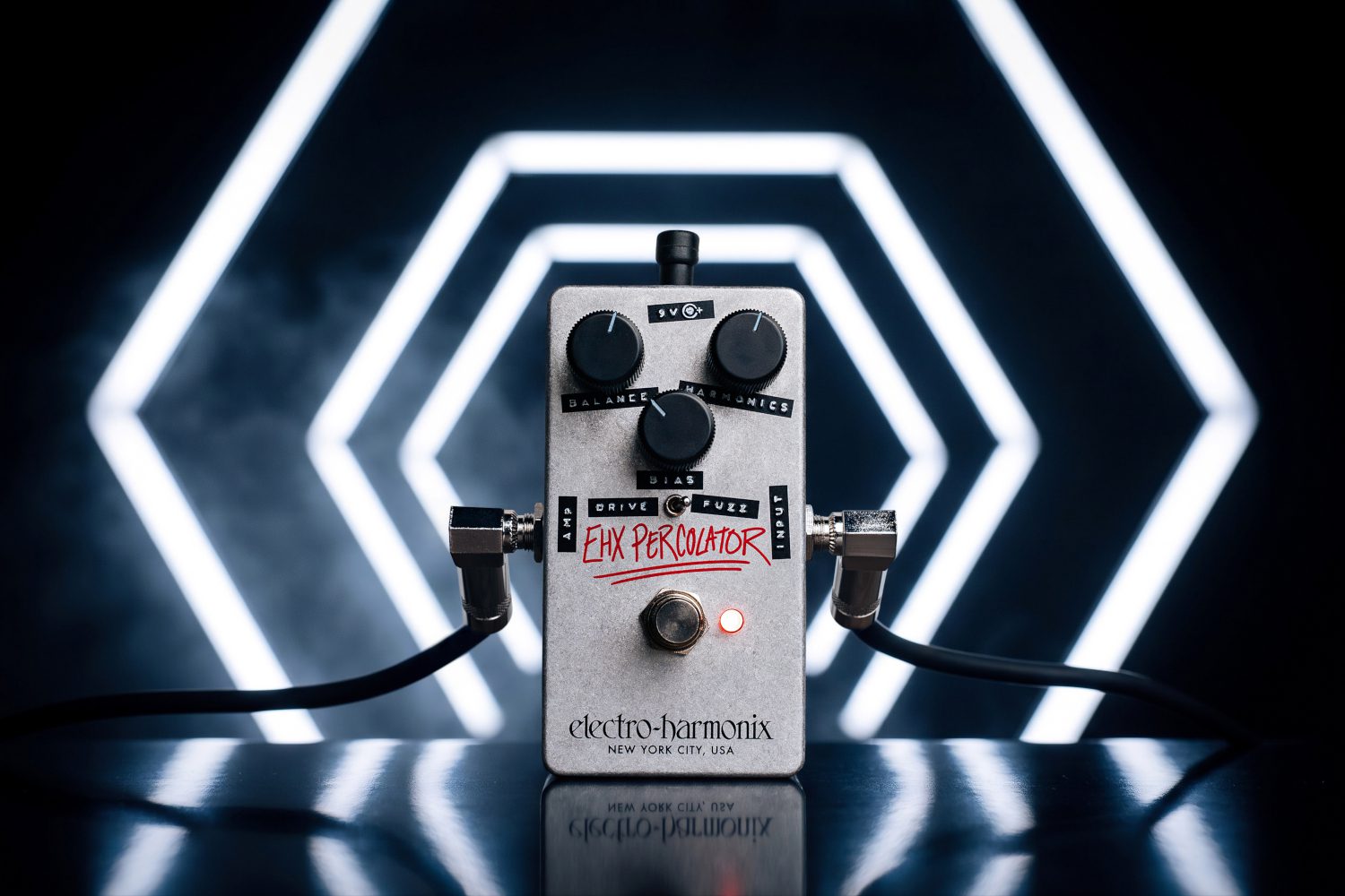 Electro-Harmonix Percolator Harmonic Saturator Fuzz Pedal