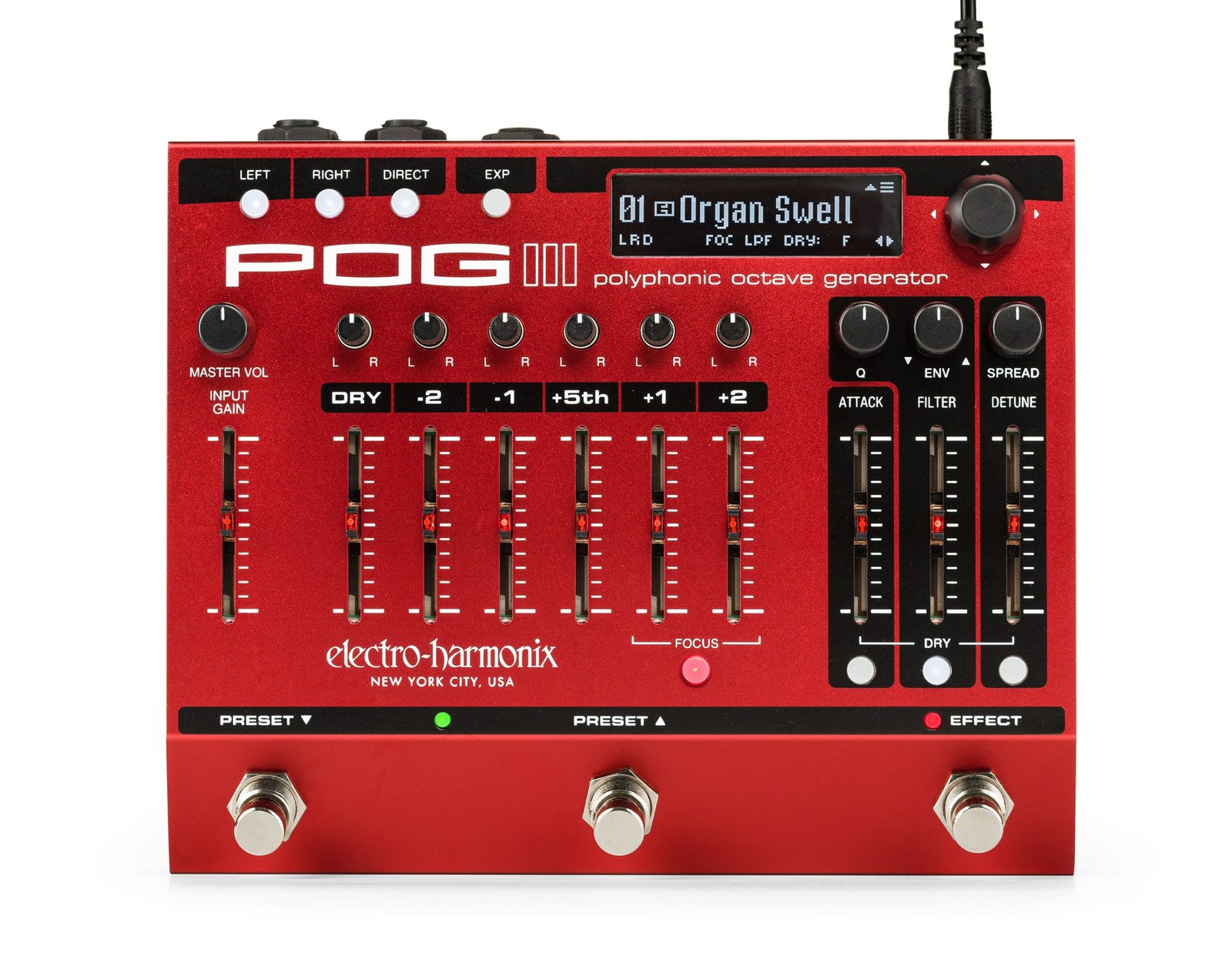 Electro-Harmonix POG3 Polyphonic Octave Generator Guitar Pedal