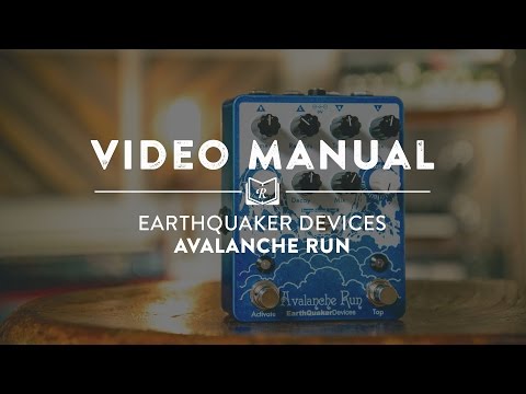 EarthQuaker Devices Avalanche Run Stereo Reverb & Delay Limited Edition Aurora Borealis